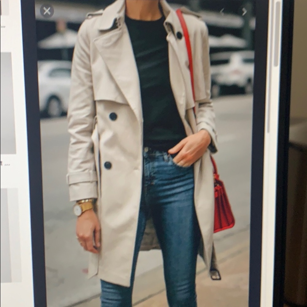 Club Monaco trench coat